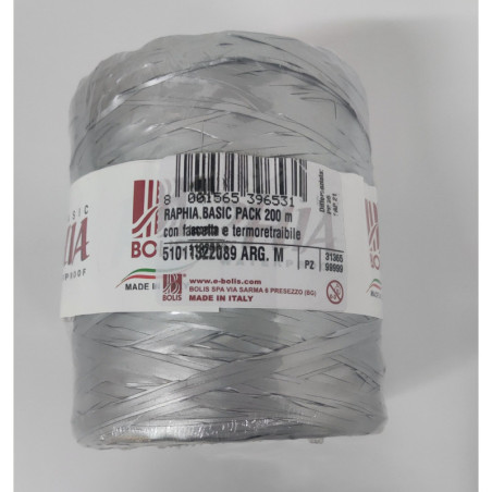 RAFIA SINTETICA FAMA 200M COLOR PLATA 551011322089