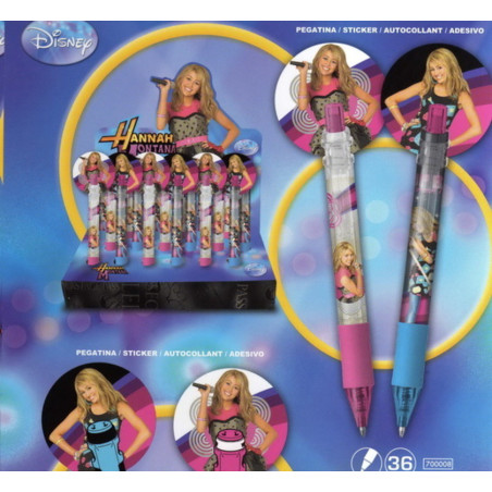 BOLIGRAFO INOXCROM 09 HANNAH MONTANA ^