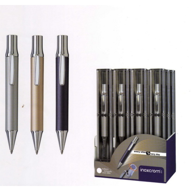 BOLIGRAFO INOXCROM E-TRADE C/ESTUCHE ^
