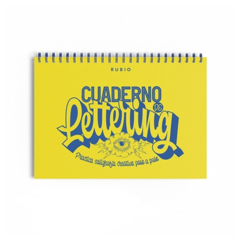 RUBIO CUADERNO DE LETTERING TAPA ENTELADA ISBN 9788417427719