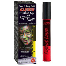 ESTUCHE 4 UNID. MAQUILLAJE ALPINO LIQUID LINER, ROJO, 6 GRS. DL000204