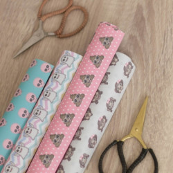 PAPEL REGALO ROLLO 0,70*1 EMOJI17 PACK 4 HOJAS 205770