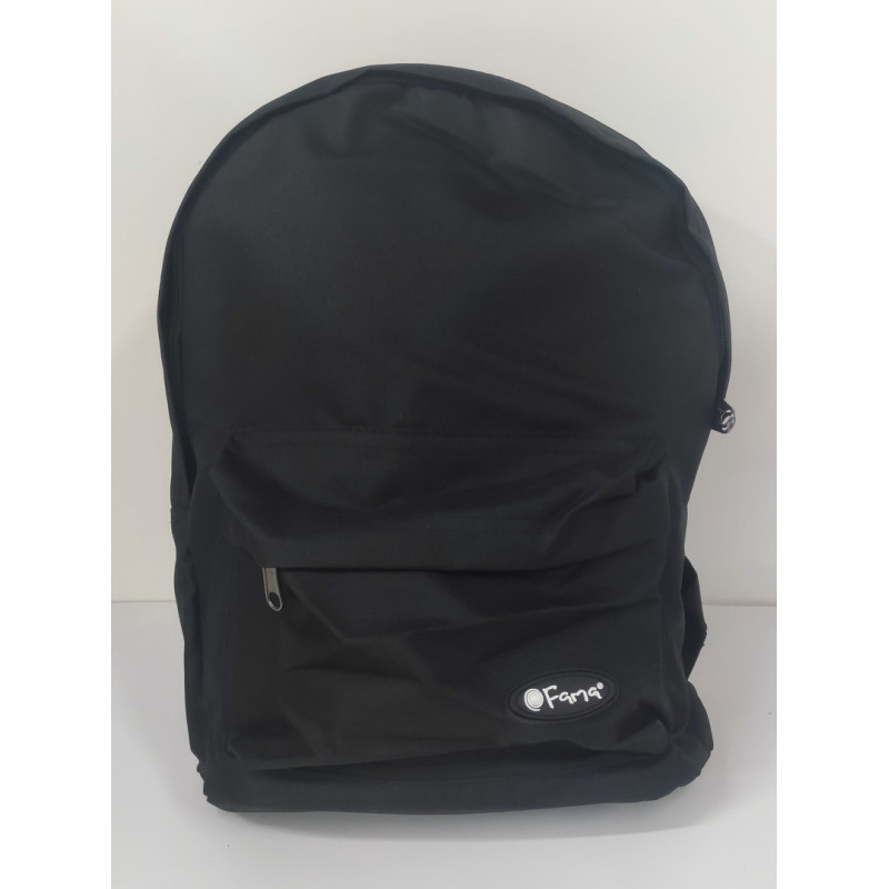 MOCHILA BASICA FAMA ESCOLAR 40CM NEGRO 24584P
