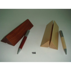 BOLIGRAFO WG MIXTO MADERA Y ALUMINIO CLIP 166 ^