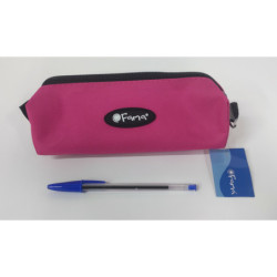 PORTATODO REDONDO SENCILLO FAMA ESCOLAR FUCSIA 24585RC