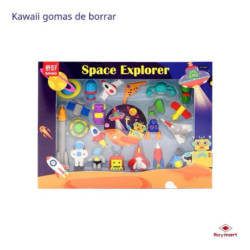 SET GOMA DE BORRAR ALEX BOG QIHAO SURTIDOS 4 MODELOS KG-8220