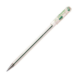 BOLIGRAFO PENTEL SUPER-B BK77 VERDE C/10+2U ^