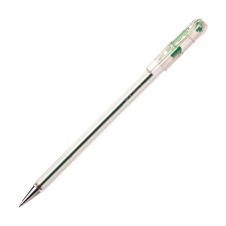 BOLIGRAFO PENTEL SUPER-B BK77 VERDE C/10+2U ^