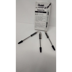 BOLIGRAFO PENTEL SUPER-B  G BK101 NEGRO C/12U ^