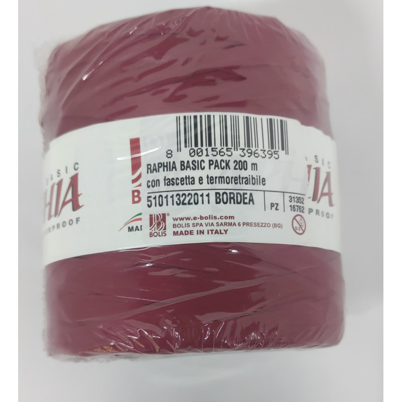 RAFIA SINTETICA FAMA 200M COLOR GRANATE 551011322011