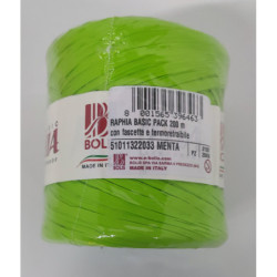 RAFIA SINTETICA FAMA 200M COLOR VERDE MENTA 51011322033