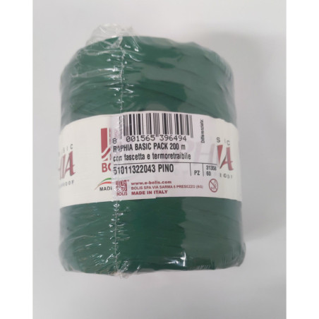 RAFIA SINTETICA FAMA 200M COLOR VERDE PINO 51011322043