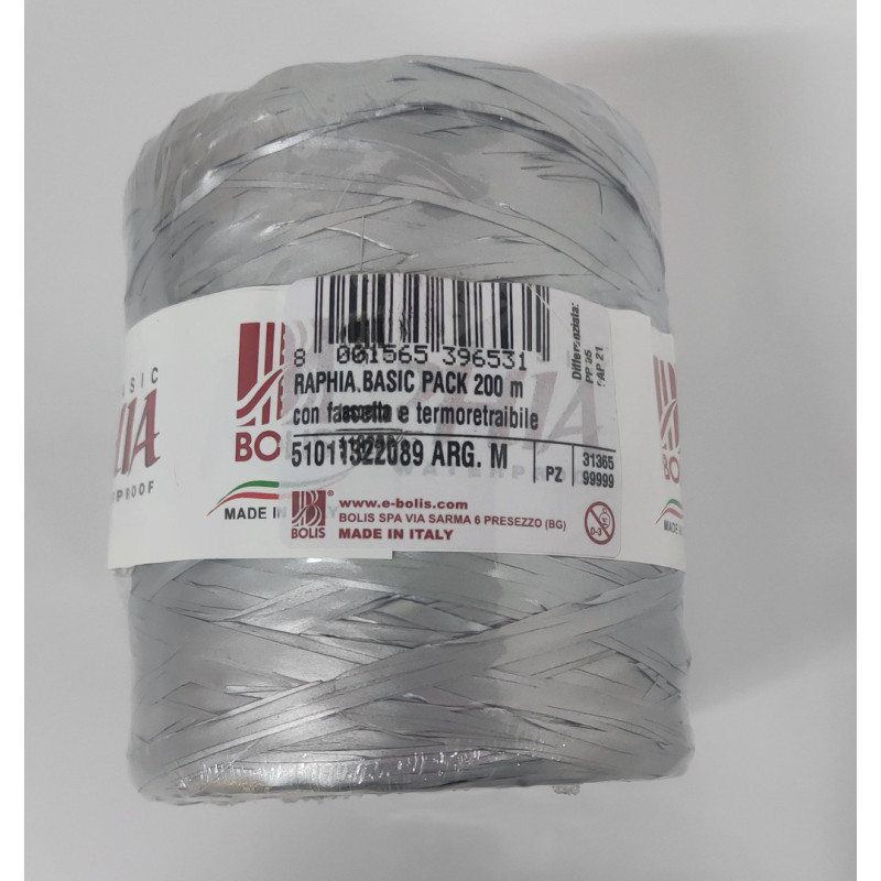 RAFIA SINTETICA FAMA 200M COLOR PLATA 551011322089