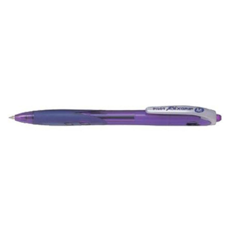BOLIGRAFO PILOT REXGRIP RETRACTIL VIOLETA C/12U ^