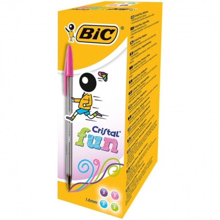 BOLIGRAFO BIC CRISTAL LARGE FASHION COLOURS 4 COLORES C/20U 895793