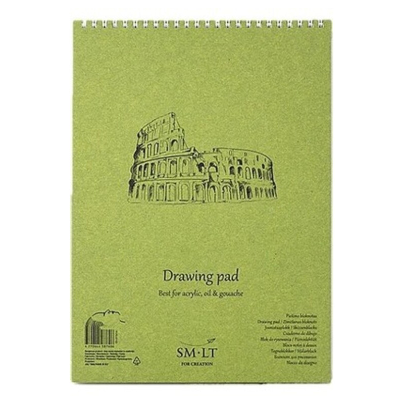 BLOC DIBUJO ACRYLIC MICRO PAPEL BLANCO A-5 20H 290G 5EB-20TS/OA PRECISION