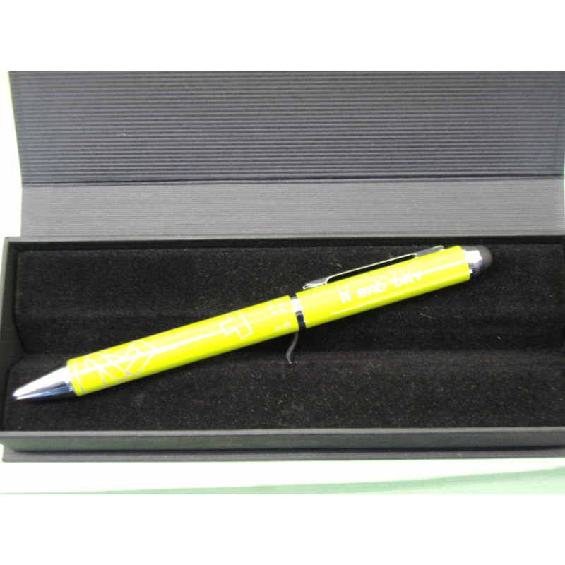 BOLIGRAFO INOXCROM TOUCH METAL BRICKS VERDE C/ESTUCHE 10151171