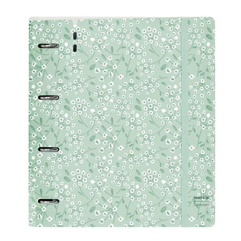 CARPEBLOCK PP FOAM 4 ANI 35MM C/RECAMBIO SAFTA "LIGHT GREEN FLOWERS" SAFTA26 542435667 32X27 UNIDAD