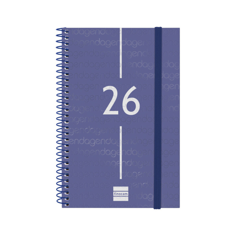 AGENDA YEAR E5 SVH 2026 AZUL+ FINOCAM26 741441026 125 X 14 X 181 MM