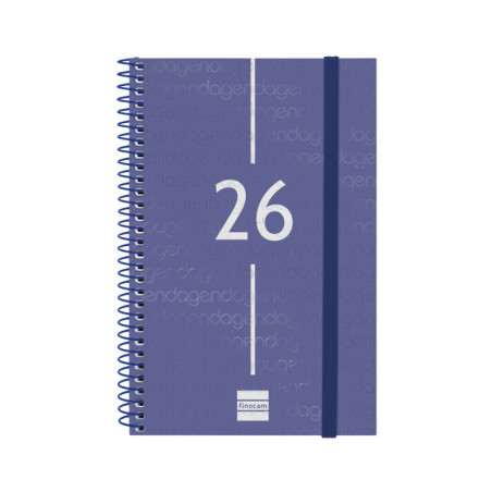 AGENDA YEAR E5 SVH 2026 AZUL+ FINOCAM26 741441026 125 X 14 X 181 MM