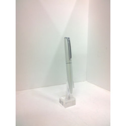 BOLIGRAFO INOXCROM MINI NAKED BLANCO PERLA ^