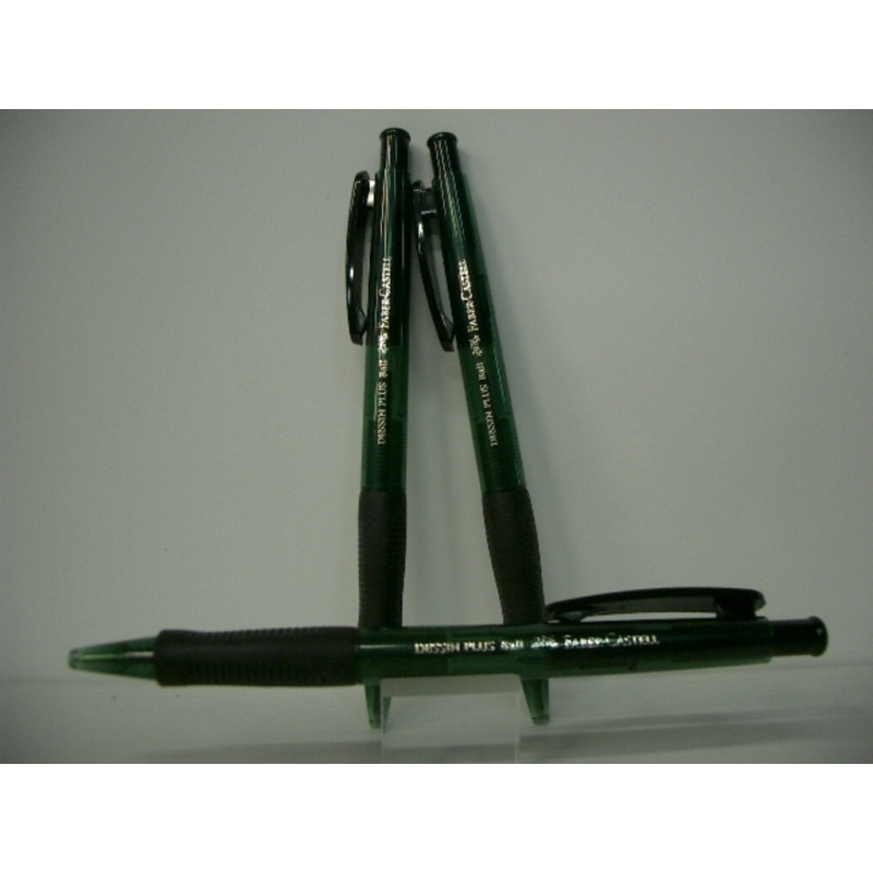 BOLIGRAFO FABER-CASTELL DESSING PLUS NEGRO PTE/10U
