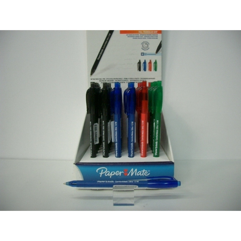 BOLIGRAFO PAPERMATE CONFORTMATE FRESH RETRACTIL EX/36U ^