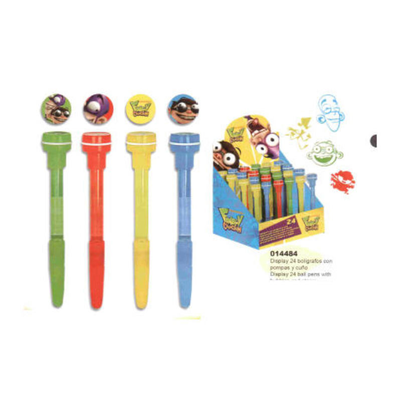 BOLIGRAFO PERONA 12 FANBOY & CHUYMCHUM CRAZY 4 EN 1 CUÑO POMPAS 014484 ^