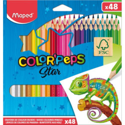 LAPICEROS COLOR COLOR'PEPS CJ.48UDS  MADERA FSC MAPED 832048FC