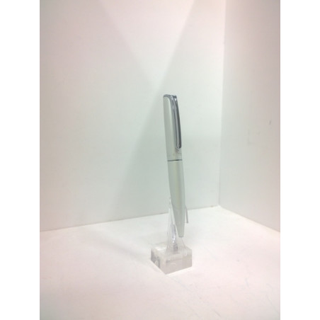 BOLIGRAFO INOXCROM MINI NAKED BLANCO PERLA ^