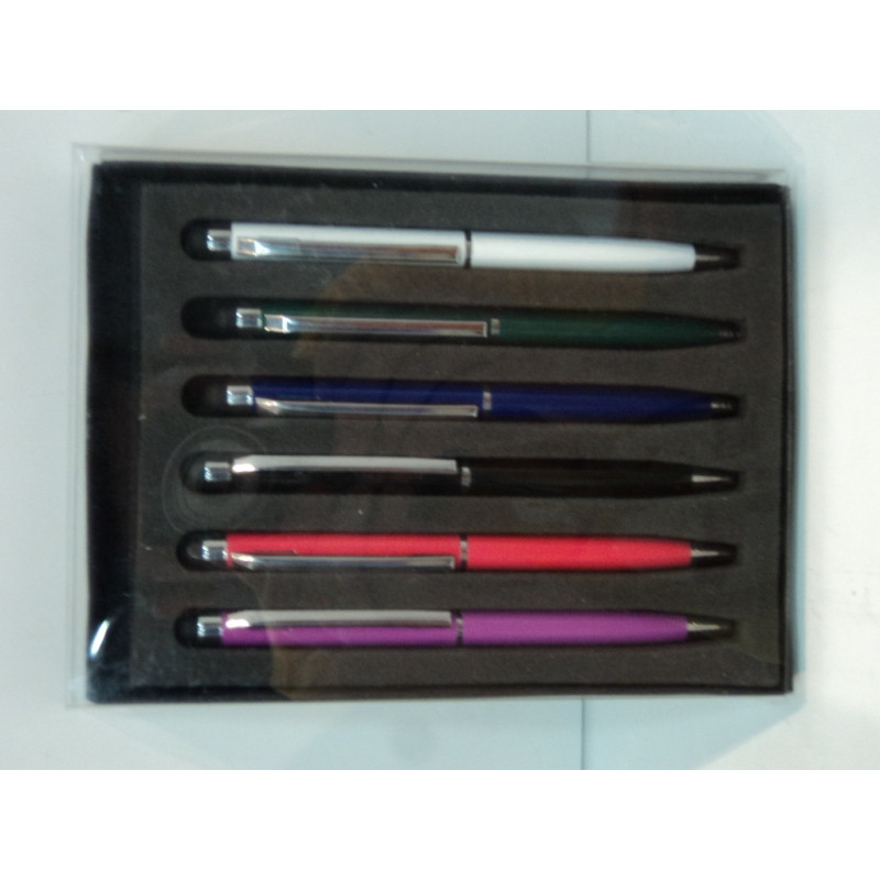BOLIGRAFO ABAIMPORT TACTIL AGENDA SLIM METAL 127 EXP 6U