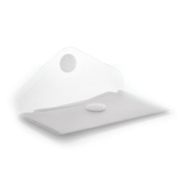 DOSSIER VELCRO OFFICEBOX 6,2*10,5 TRANSPARENTE BOLSA 10U 90661