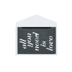 DOSSIER VELCRO OFFICEBOX 50*70 TRANSPARENTE BOLSA 5U 91761