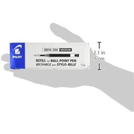 RECAMBIO BOLIGRAFO PILOT URBAN AZUL BRFN-10M C/12