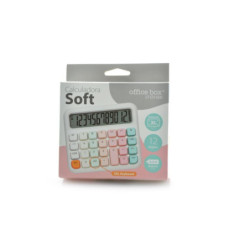 CALCULADORA SOBREMESA OFFICE BOX TECLAS RELIEVE SOFT BLANCA LT-D1500