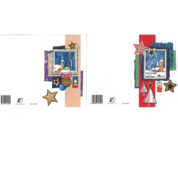 CHRISTMAS EDICROMO DOBLE PEQUEÑO C/ORO 75706 ^