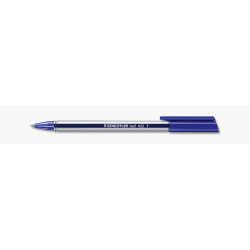 BOLIGRAFO STAEDTLER 432 BALL TRI AZUL MEDIO C/10U ^
