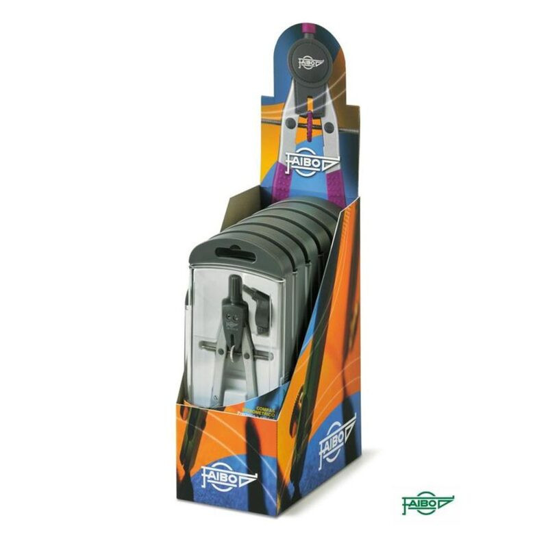 COMPAS FAIBO ESCOLAR MICROMETRICO ADAPTADOR 101T C/ESTUCHE