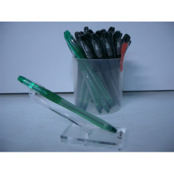 BOLIGRAFO INOXCROM XT-FORM VERDE-NEGRO C/30U ^