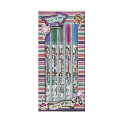 SET 5 BOLIGRAFOS GEL BRILLANTE GORJUSS GORJUSS™ FAIRGROUND "CAROUSEL" SAFTA23 ENERO 1126GJ01