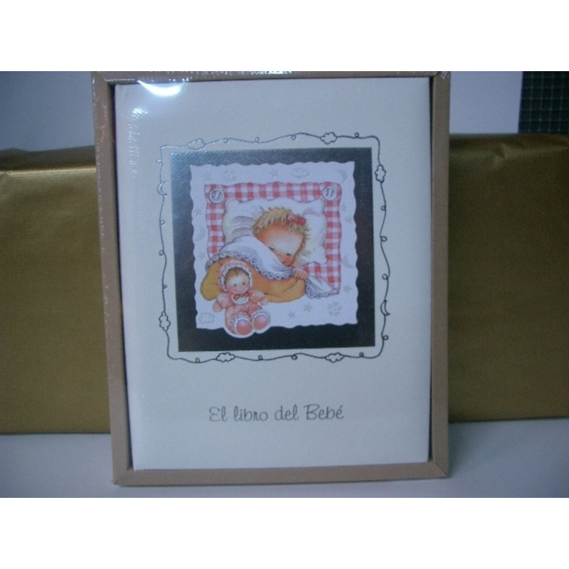LIBRO BEBE EDICROMO DECORADO NIÑA 28061