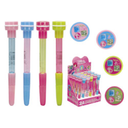 BOLIGRAFO PERONA 07 WITCH MAGIC 4 EN 1 LUZ CUÑO POMPAS 042287 ^