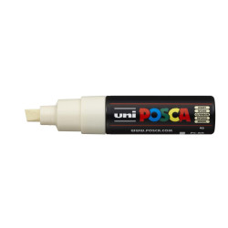 MARCADOR UNI-BALL POSCA PC-8K BISEL GRUESO 8MM MARFIL -46-