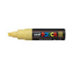 MARCADOR UNI-BALL POSCA PC-8K BISEL GRUESO 8MM AMARILLO PAJIZO -73-