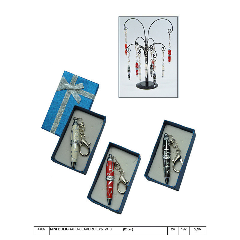 BOLIGRAFO REGALPAP LLAVERO LETRAS MINI 4765 ^