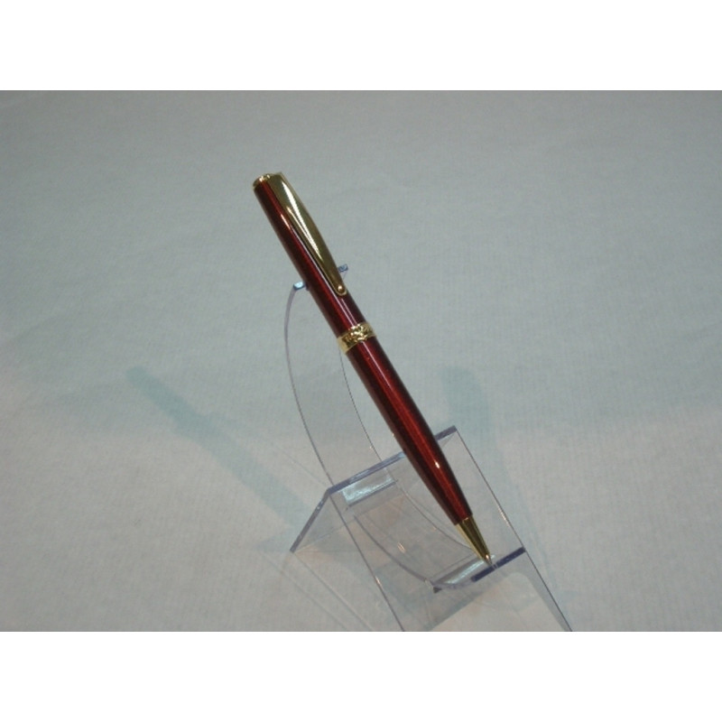 BOLIGRAFO INOXCROM PARIS ROJO ^