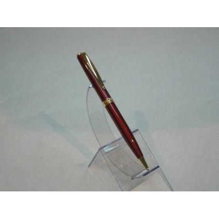 BOLIGRAFO INOXCROM PARIS ROJO ^