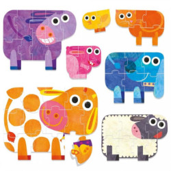 JUEGO FOURNIER HEADU PLAY FARM PROGRESSIVE PUZZLE 130012149