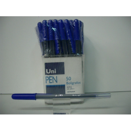 BOLIGRAFO UNI PEN CRISTAL AZUL C/50U 89414 ^