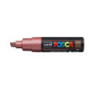 MARCADOR UNI-BALL POSCA PC-8K BISEL GRUESO 8MM ROJO METALICO -M15-